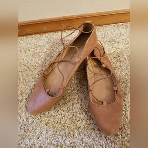 Lucky Brand strappy pointed toe flats
